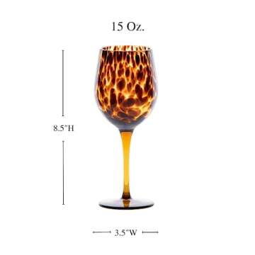 Juliska Puro Tortoiseshell Wine Glass | Everyday Elegance