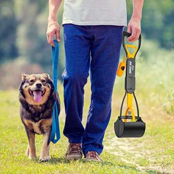 Dogcosmo Poop Scoop – Foldable Pooper Scooper with Waste Bags
