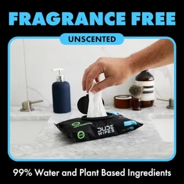 DUDE Wipes - Flushable Extra-Large Wet Wipes for All