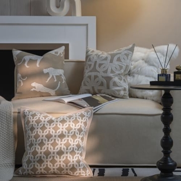 Croker Horse Luxury Throw Pillow Cover 20x20 Inches