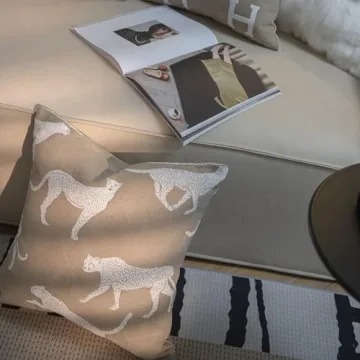 Croker Horse Luxury Throw Pillow Cover 20x20 Inches