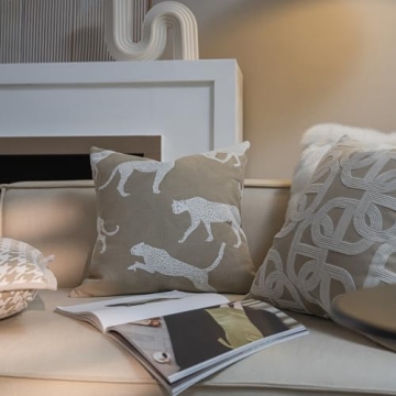 Croker Horse Luxury Throw Pillow Cover 20x20 Inches