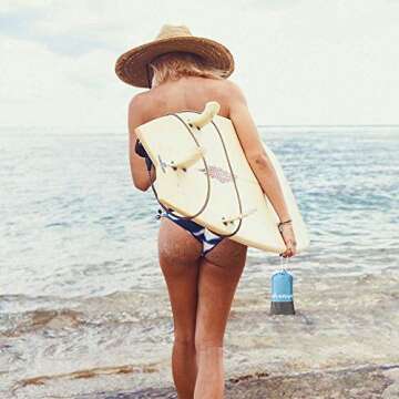 GIVERARE Sandfree Beach Blanket, Waterproof Picnic Blanket, Quick Drying Indoor&Outdoor Family Mat with 4 Stakes&4 Corner Pockets for Travel, Camping, Hiking, Music Festival