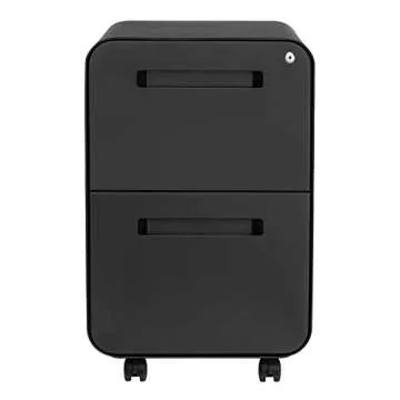 Laura Davidson Stockpile Mobile File Cabinet - Modern & Secure