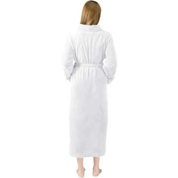 Cozy Women’s Plush Shawl Collar Bathrobe for Ultimate Comfort