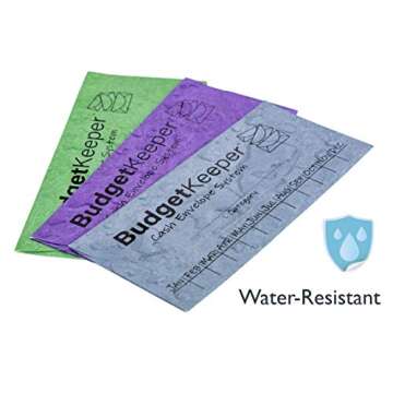 Cash Envelope System Assorted Colors for Budgeting