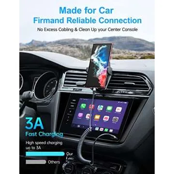 USB C Cable Fast Charging, 2Pack 3ft Coiled USB A to Type C Charge Cord for Car, USB-C Charging Cable Compatible with iPhone 16/15/Samsung Galaxy S20 S10 S9 S8 Plus Note 10 9 8 and More USB C Devices