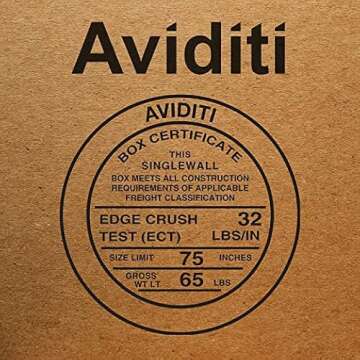 Aviditi Shipping Boxes Small 12"L x 9"W x 6"H, 25-Pack | Corrugated Cardboard Box for Packing, Moving and Storage