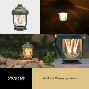ARROWHEAD LED Camping Lantern with USB-C Charging