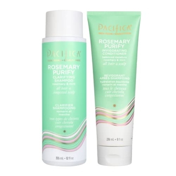 Pacifica Rosemary Purify Shampoo & Conditioner Set – 12oz & 8oz