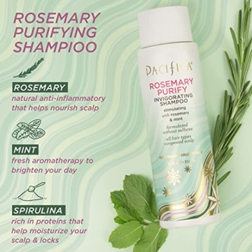 Pacifica Rosemary Purify Shampoo & Conditioner Set – 12oz & 8oz
