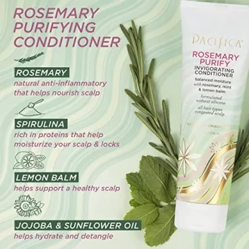 Pacifica Rosemary Purify Shampoo & Conditioner Set – 12oz & 8oz