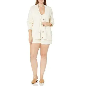 Brigitte Chunky Cardigan for Women - Soft Cotton Style