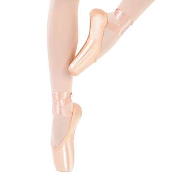 Tanzdunsje Professional Ballet Pointe Shoes in Pink