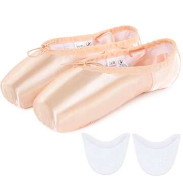 Tanzdunsje Professional Ballet Pointe Shoes in Pink