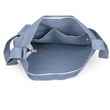Covelin Canvas Shoulder Bag in Concrete Grey for Women