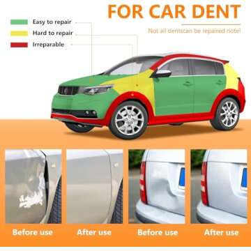 JONURMAFY 3 Pack Car Dent Remover Tool - Auto Body Dent Repair