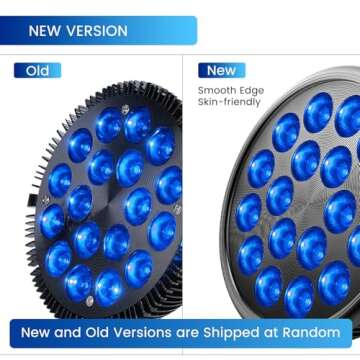 HIGROW LED Aquarium Blue Light Blub, 18W (36W Equivalent) LED Plant Grow Light Bulb with 450-460nm B...