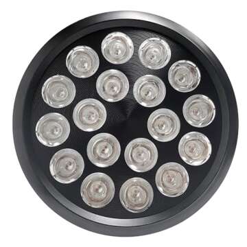 HIGROW LED Aquarium Blue Light Blub, 18W (36W Equivalent) LED Plant Grow Light Bulb with 450-460nm Blue LEDs for Indoor Plants Veg and Aquarium Plants Growing