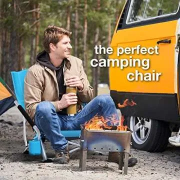 I&J BASICS Ultra Light Low Beach Chairs | 2 Pack