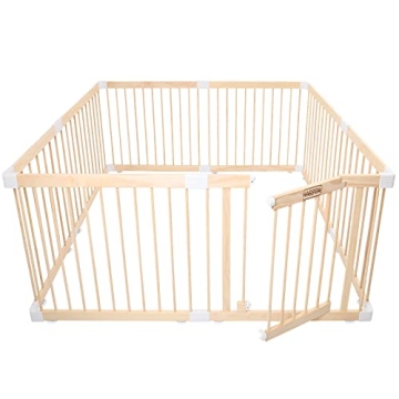 HARPPA Baby Gate Playpen - Safe & Stylish Play Area for Toddlers