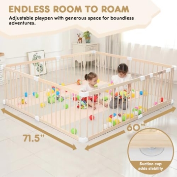 HARPPA Baby Gate Playpen for Stylish Child Safety