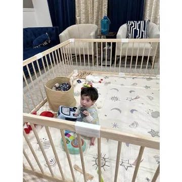 HARPPA Baby Gate Playpen for Stylish Child Safety