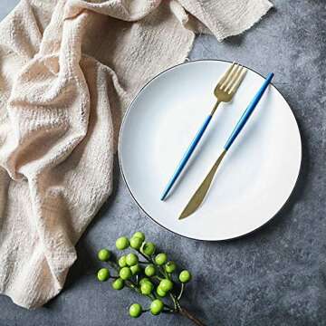 Meking Cotton Linen Napkin 17x26 inches (45x65cm) Photography Props, Off-White Table Napkin Styling Mats for Flat Lay Food Photography for Rustic, Ins Style Dinners Parties Wedding