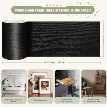 Besezx Wood Grain Tape – Easy Furniture Repair & Renovation