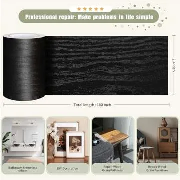 Besezx Wood Grain Tape – Easy Furniture Repair & Renovation