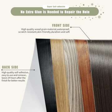 Besezx Wood Grain Tape – Easy Furniture Repair & Renovation