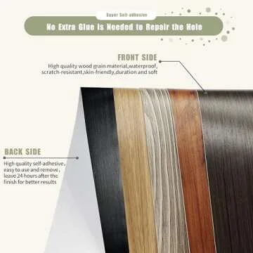 Besezx Wood Grain Tape – Easy Furniture Repair & Renovation