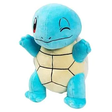 8" Squirtle Plush Toy - Official Pokémon Merchandise