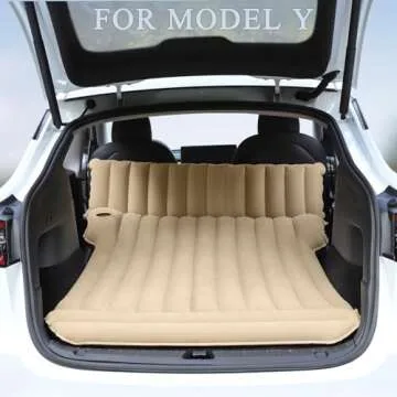 Air Mattress Bed for Tesla Model Y Model 3 Model S Model X 5 Seater,Inflatable Camping 2023 2022 2021 2020 Accessories