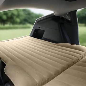 Air Mattress Bed for Tesla Model Y Model 3 Model S Model X 5 Seater,Inflatable Camping 2023 2022 2021 2020 Accessories