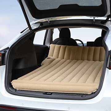 Air Mattress Bed for Tesla Model Y Model 3 Model S Model X 5 Seater,Inflatable Camping 2023 2022 2021 2020 Accessories