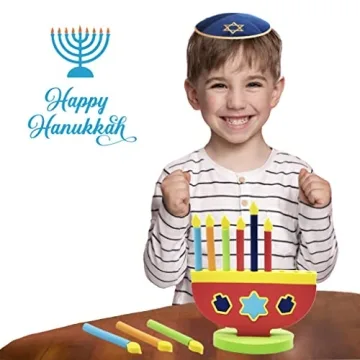 Soft Foam Menorah for Kids - Fun & Safe Hanukkah Toy