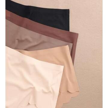 Comfortable SHARICCA High Waisted Seamless Underwear for Women