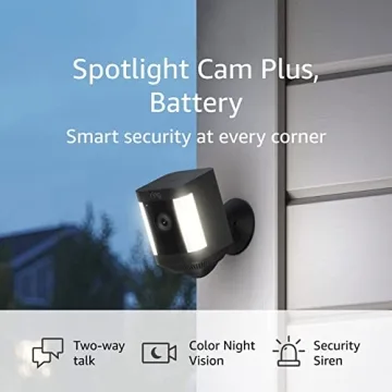 Ring Spotlight Cam Plus with Color Night Vision and Audio