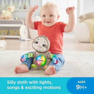 Fisher-Price Linkimals Smooth Moves Sloth for Ages 9+ Months