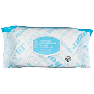 Amazon Elements Baby Wipes, Unscented & Effective for All Ages