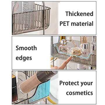 Shuang Qing Bathroom Counter Organizer for Skincare and Makeup
