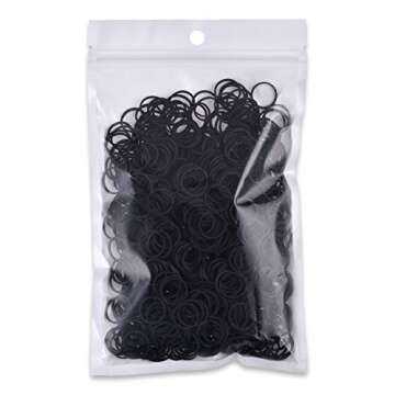 Hicarer 1000 Mini Rubber Bands for Hair Styling