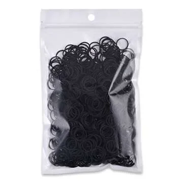 Hicarer 1000 Mini Rubber Bands for Hair Styling