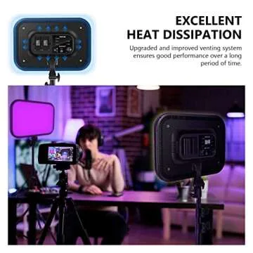 NEEWER 18.3" RGB LED Video Light Panel Kit for Creators