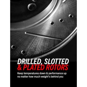 Power Stop K2952-36 Front Z36 Truck & Tow Brake Kit Brake Pads and Drilled and Slotted Brake Rotors 2007-2021 Toyota Tundra | 2008-2022 Sequoia | 2016-2021 Land Cruiser | 2016-2021 Lexus LX570