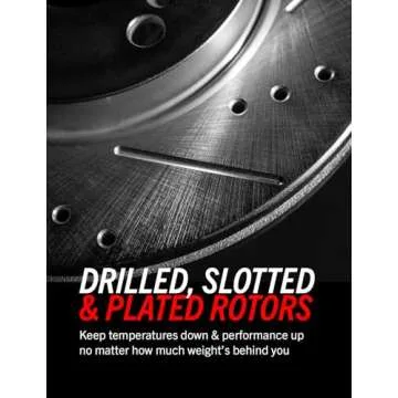 Power Stop K2952-36 Front Z36 Truck & Tow Brake Kit Brake Pads and Drilled and Slotted Brake Rotors 2007-2021 Toyota Tundra | 2008-2022 Sequoia | 2016-2021 Land Cruiser | 2016-2021 Lexus LX570