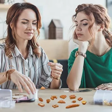 60 Handmade Food Charm Set for DIY Jewelry Crafting