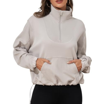Trendy Women's Half Zip Sweatshirt for Every Season