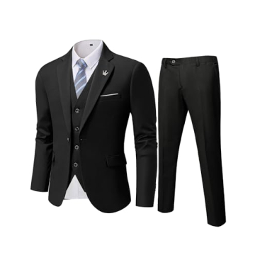 MY’S Men’s 3 Piece Slim Fit Suit – Elegant & Versatile